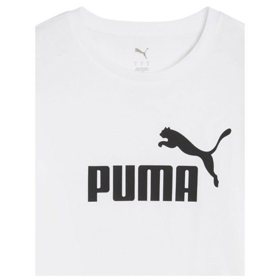 Puma Γυναικεία κοντομάνικη μπλούζα Essentials Cropped No. 1 Logo Relaxed Tee